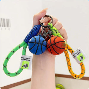 Sports Backpack Keyring Pendant