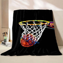 Load image into Gallery viewer, Basketball Art Printed Blanket