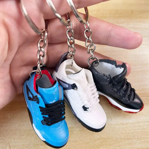 3D Basketball Shoes Keychain