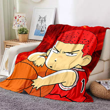 Load image into Gallery viewer, Cartoon Slam Dunk Basketball Anime Soft Blankets