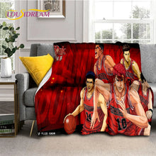 Load image into Gallery viewer, Cartoon Slam Dunk Basketball Anime Soft Blankets