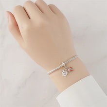 Load image into Gallery viewer, Sterling Silver Basketball &amp; Hoop Charm/Pendent