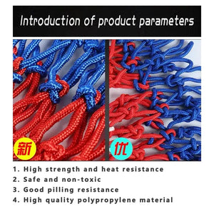 Standard Basketball Net Red+White, x1,x2 or x3 sets