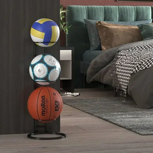 Basketball storage rack