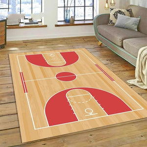 Basketball Court Rug - Various Designs