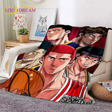 Load image into Gallery viewer, Cartoon Slam Dunk Basketball Anime Soft Blankets