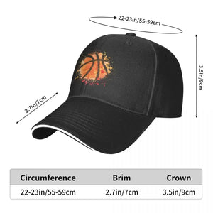 Basketball logo cap - various colours