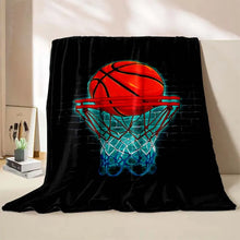 Load image into Gallery viewer, Basketball Art Printed Blanket