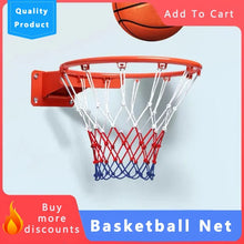 Load image into Gallery viewer, Standard Basketball Net Red+White, x1,x2 or x3 sets