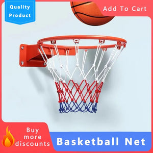 Standard Basketball Net Red+White, x1,x2 or x3 sets