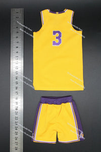 Basketball Player Mini Jersey Set - Clothes For Toy Male Figurine