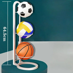 Basketball storage rack