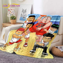 Load image into Gallery viewer, Cartoon Slam Dunk Basketball Anime Soft Blankets