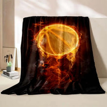 Load image into Gallery viewer, Basketball Art Printed Blanket