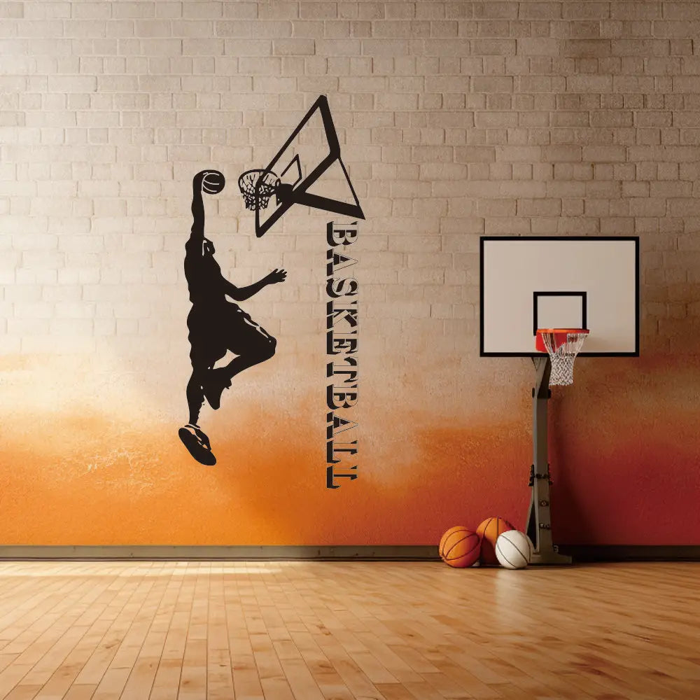 Basketball Dunking Decal