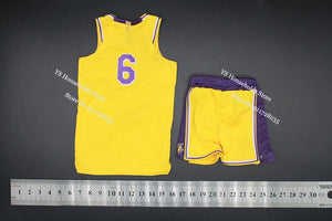 Basketball Player Mini Jersey Set - Clothes For Toy Male Figurine