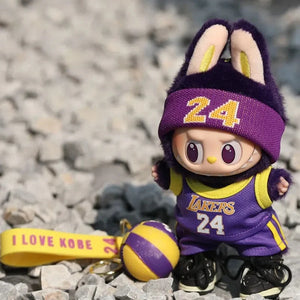 17cm Labubu Basketball Clothes