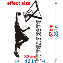Load image into Gallery viewer, Basketball Dunking Decal