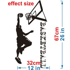 Basketball Dunking Decal