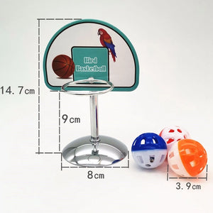 Pet Parrot Basketball Hoop