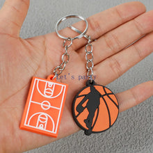 Load image into Gallery viewer, Cartoon Sports Basketball Theme Keychain x9