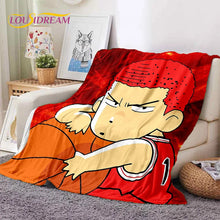 Load image into Gallery viewer, Cartoon Slam Dunk Basketball Anime Soft Blankets