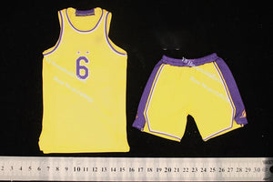 Basketball Player Mini Jersey Set - Clothes For Toy Male Figurine