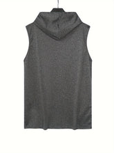 Load image into Gallery viewer, Spider Print Men&#39;s Sleeveless Hoodie