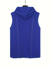 Load image into Gallery viewer, Spider Print Men&#39;s Sleeveless Hoodie