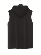 Load image into Gallery viewer, Spider Print Men&#39;s Sleeveless Hoodie