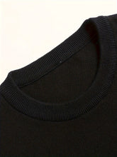 Load image into Gallery viewer, Men&#39;s Basketball Graphic Print Knitted Pullover, Casual Long Sleeve Slim-fit Crew Neck Sweater For Fall Winter