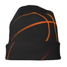 Load image into Gallery viewer, Black Basketball Skull Beanie