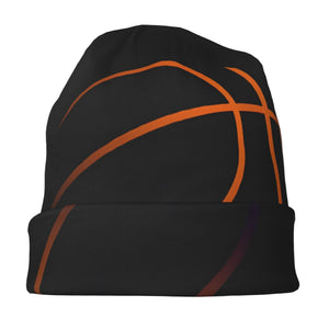 Black Basketball Skull Beanie